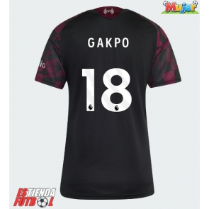 Liverpool Cody Gakpo #18 Tercera Equipación Mujer 2026-27 Manga Corta